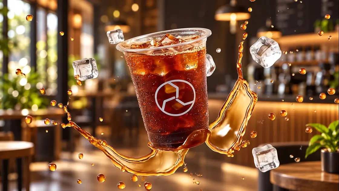 Minuman cokelat dingin
